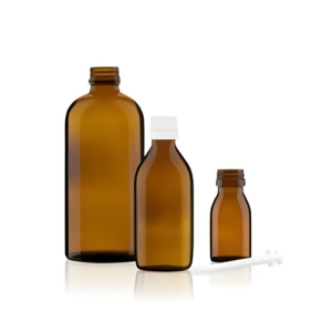 Frascos de medicamentos sellados